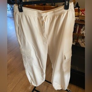PINK Victoria's Secret Cream Cargo Pants